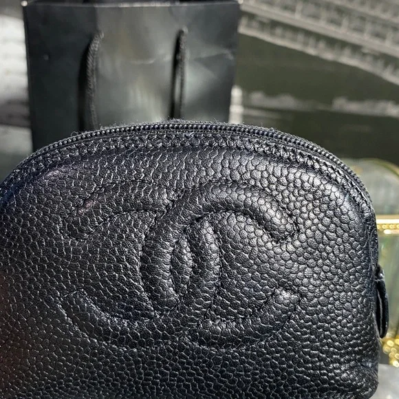 Authentic CHANEL Timeless CC Caviar Coin Purse - Picture 9 of 16